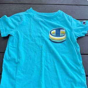 Champion Kids' Aqua Logo Tee